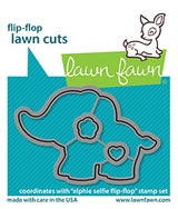 _elphie selfie flip-flop lawn cuts_