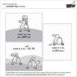 scootin' by