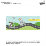 slimline road border