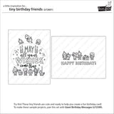 tiny birthday friends