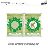 _magic iris tropical leaves add-on_