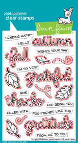 scripty autumn sentiments lawn cuts