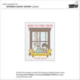 window scene: winter