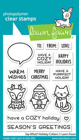say what? holiday critters