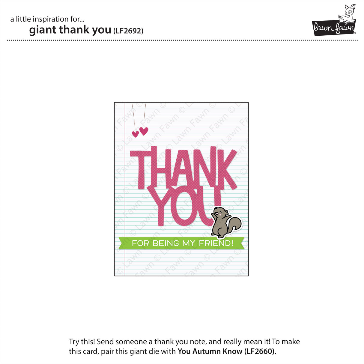 giant thank you