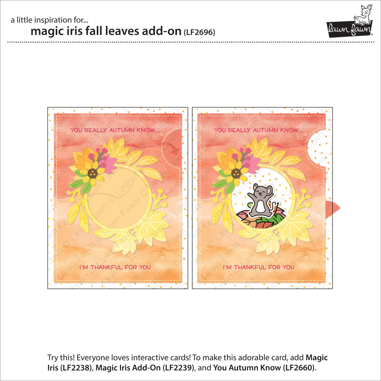 magic iris fall leaves add-on