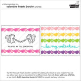 valentine hearts border