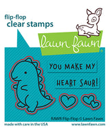 RAWR flip-flop lawn cuts