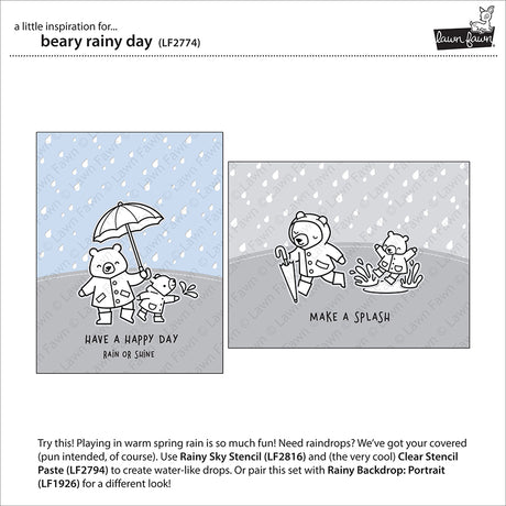 beary rainy day