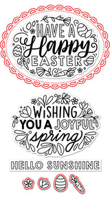 giant easter messages lawn cuts
