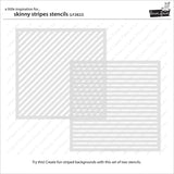 skinny stripes stencils