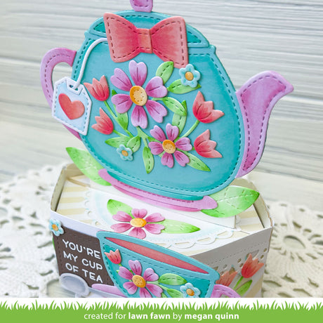 stitched teapot