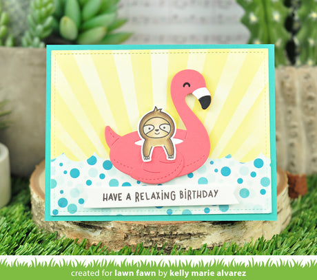 flamingo floatie