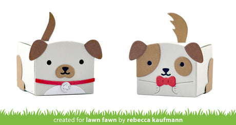 tiny gift box dog add-on