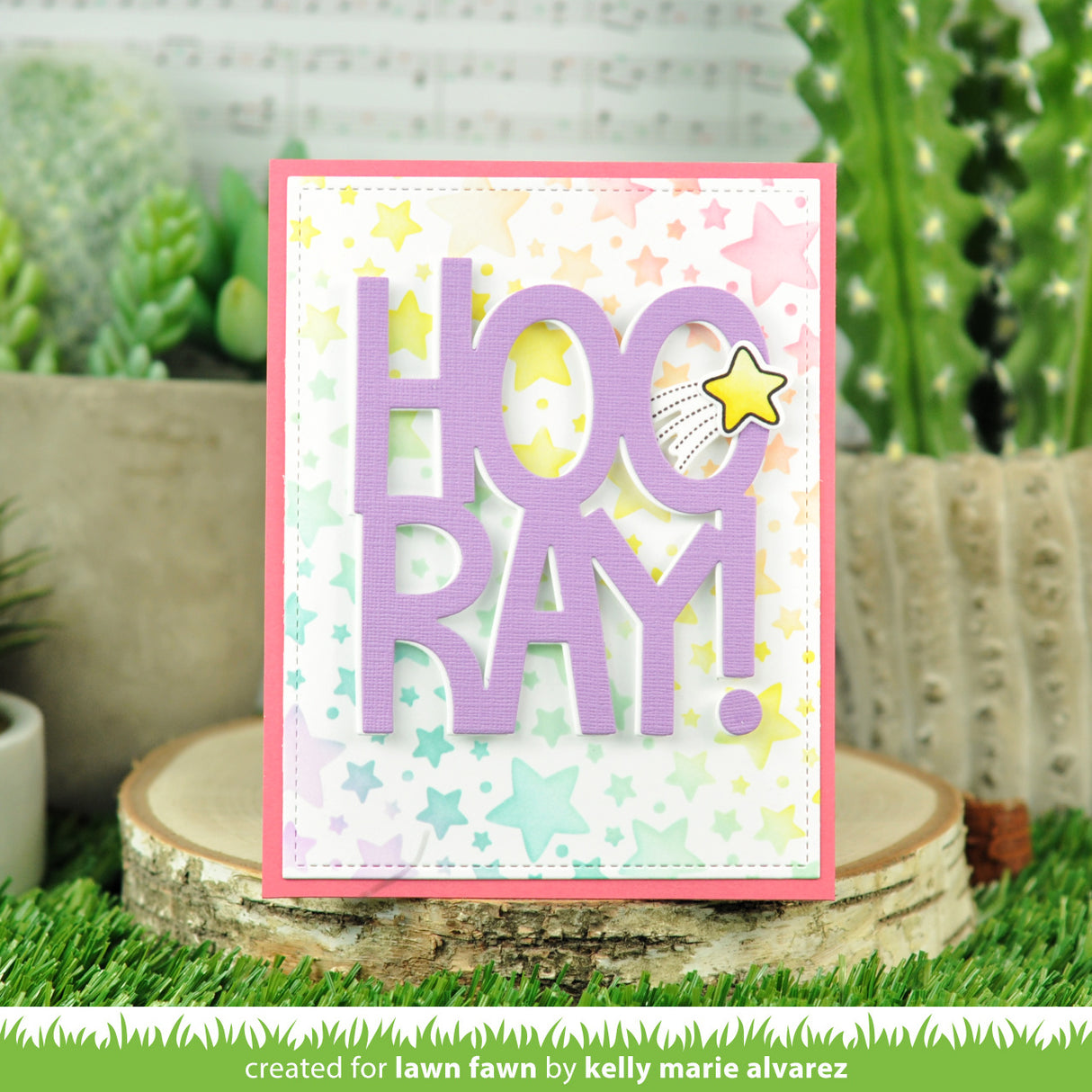 lots of stars background stencils