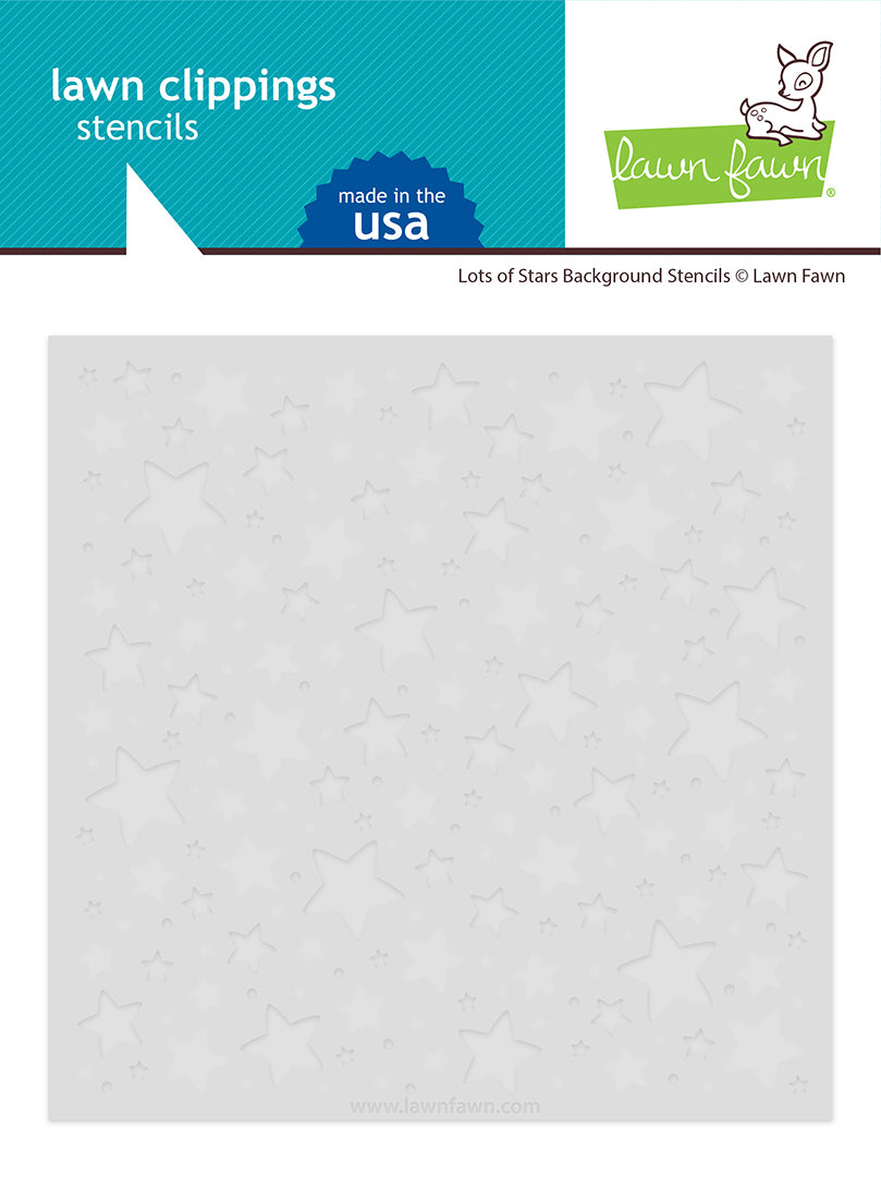 lots of stars background stencils
