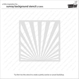 sunray background stencil