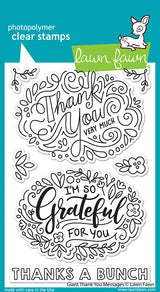 giant thank you messages