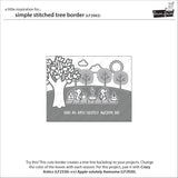 _simple stitched tree border_