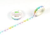 happy hearts washi tape