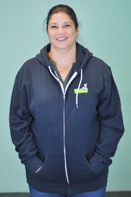 lawn fawn zip-up hoodie - 3XL