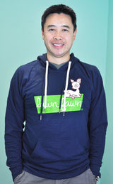 lawn fawn pullover hoodie - medium