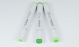copic sketch markers - YG11, YG13, YG17