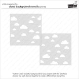 cloud background stencils