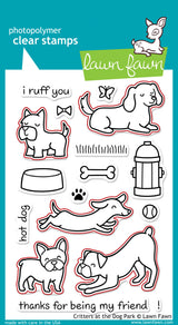 critters at the dog park lawn cuts