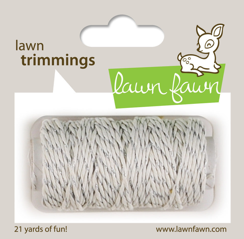 silver sparkle single cord