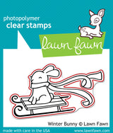 winter bunny lawn cuts