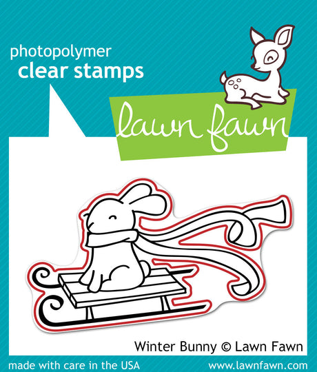 winter bunny lawn cuts