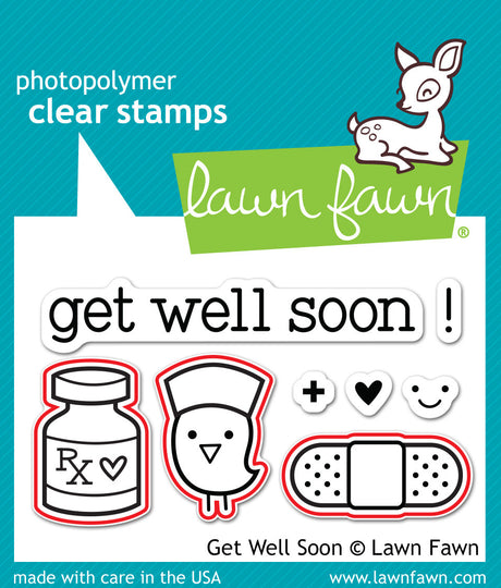 get well soon lawn cuts