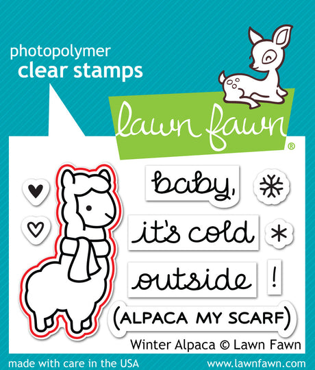 _winter alpaca lawn cuts_