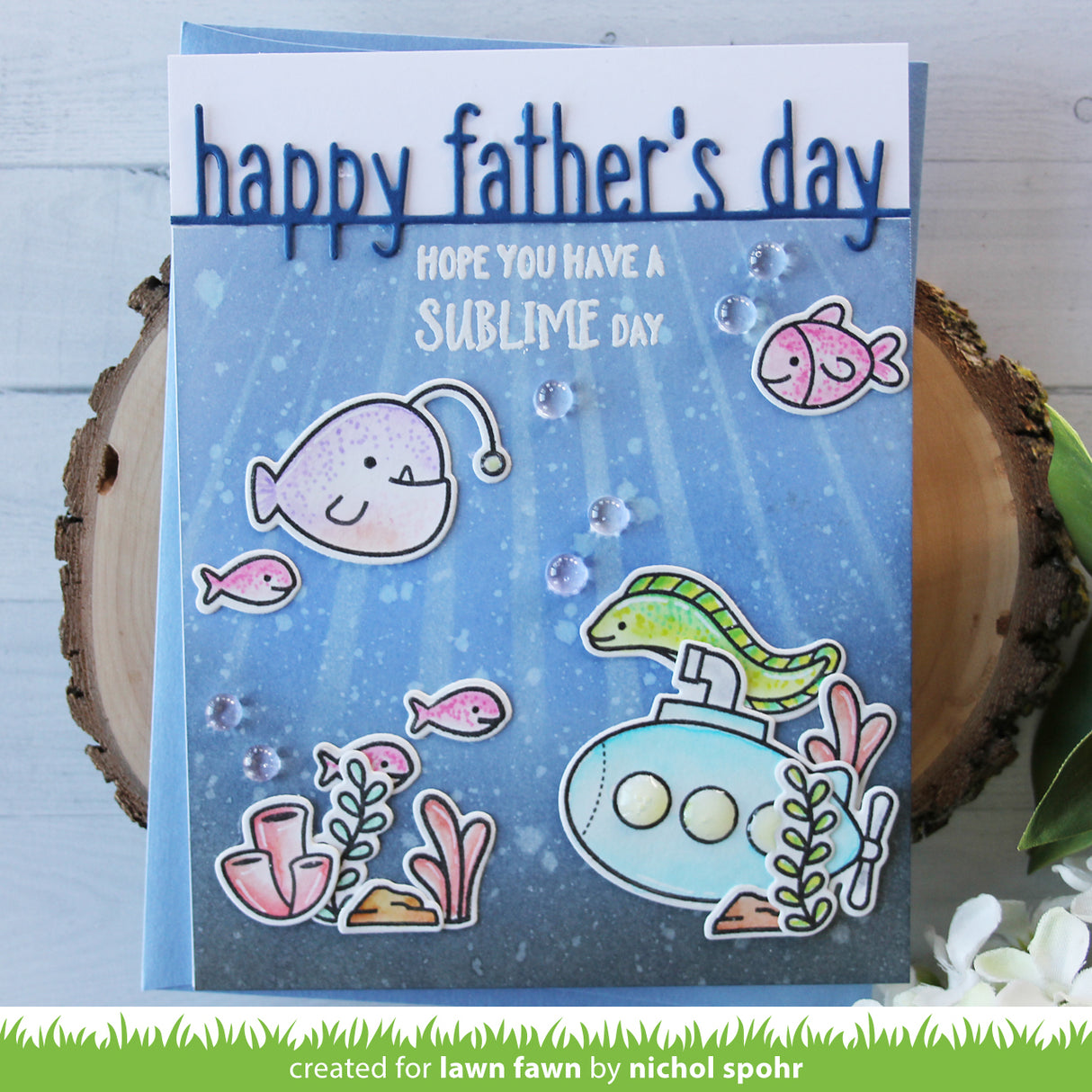 _father's day line border_