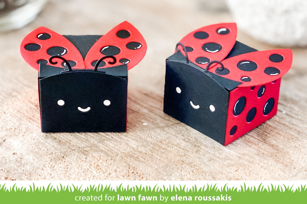 tiny gift box ladybug add-on