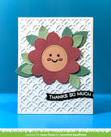 outside in stitched flower