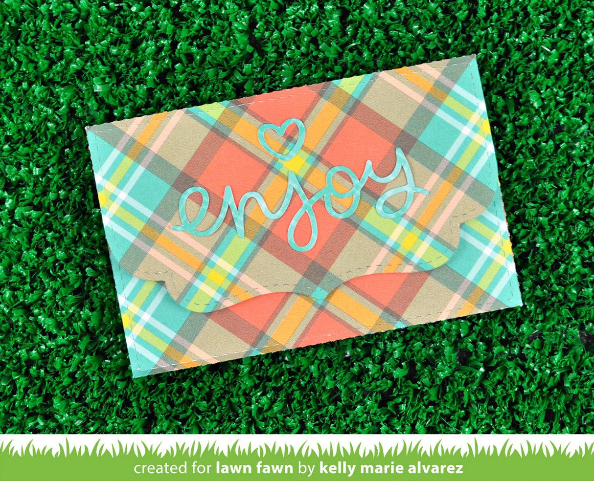 small stitched envelope