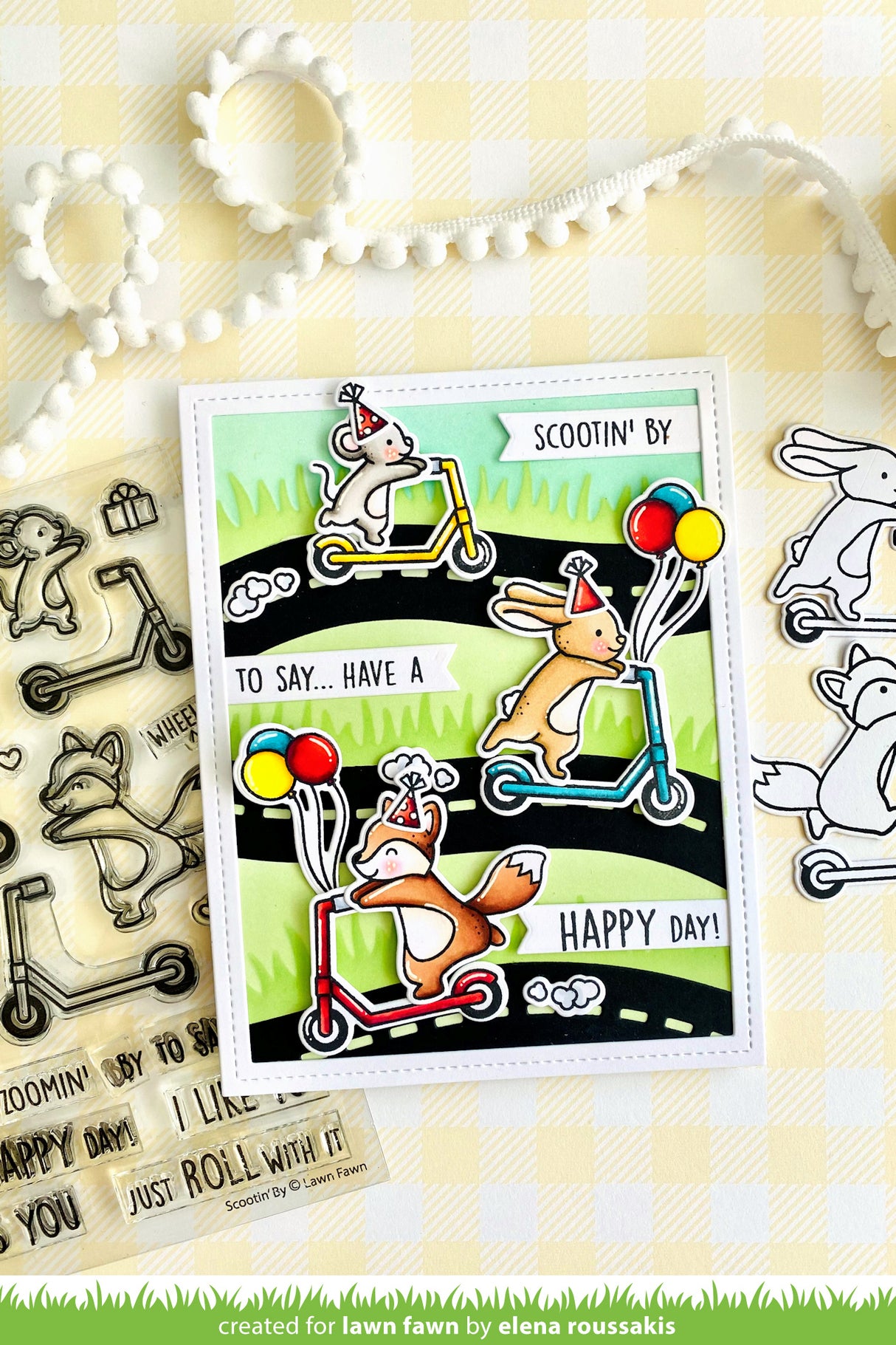 scootin' by