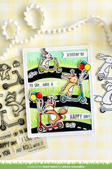 scootin' by