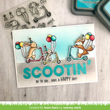 scootin' by