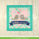 outside in stitched scalloped square stackables