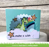 shadow box card rainbow add-on
