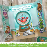 shutter card snow globe add-on