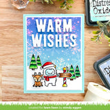 snowflake background stencils