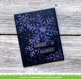 snowflake trio stencil