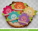 outside in stitched flower
