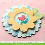 outside in stitched flower