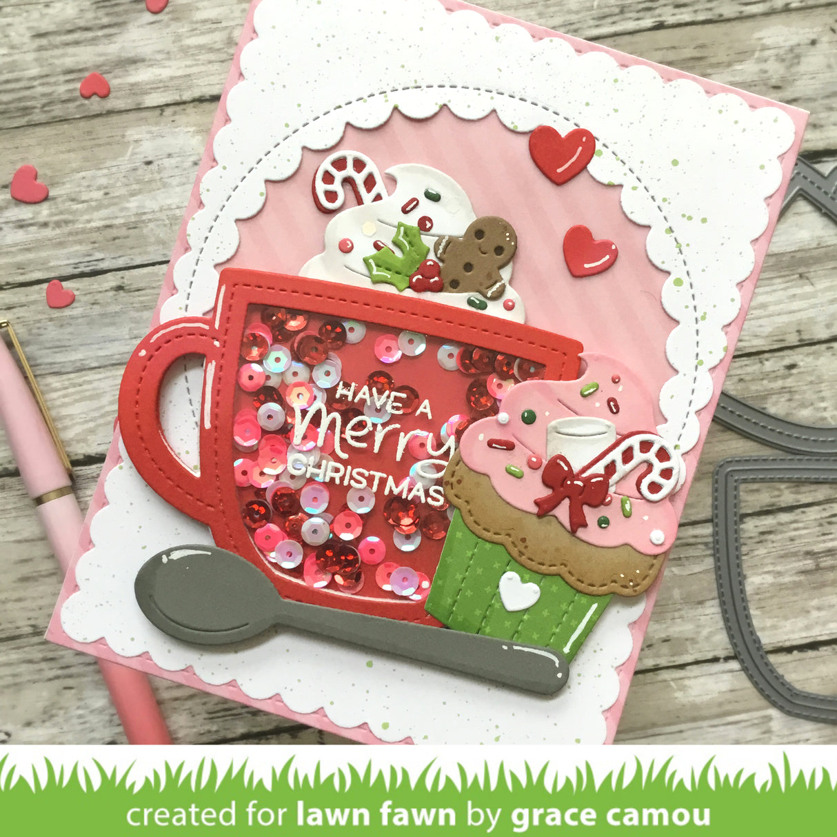 outside in stitched mug