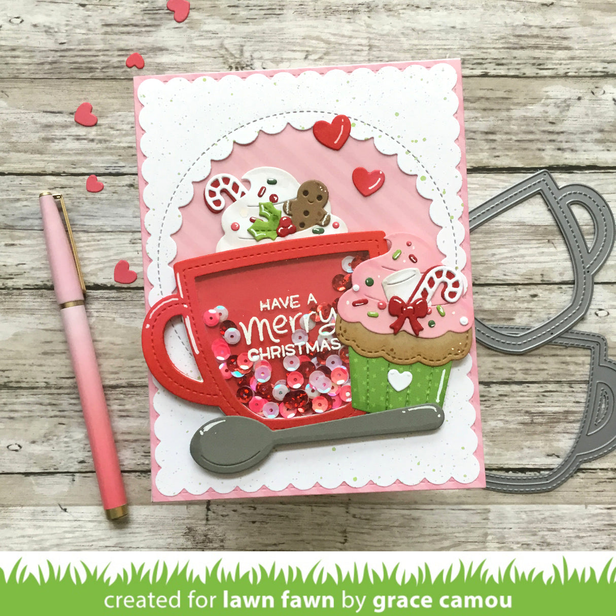 stitched mug frame